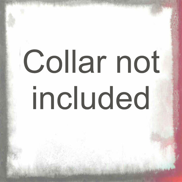 Collar not included reminder sign
