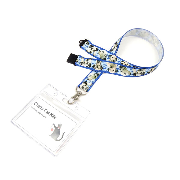Dalmatian badge holder with PVC card holder