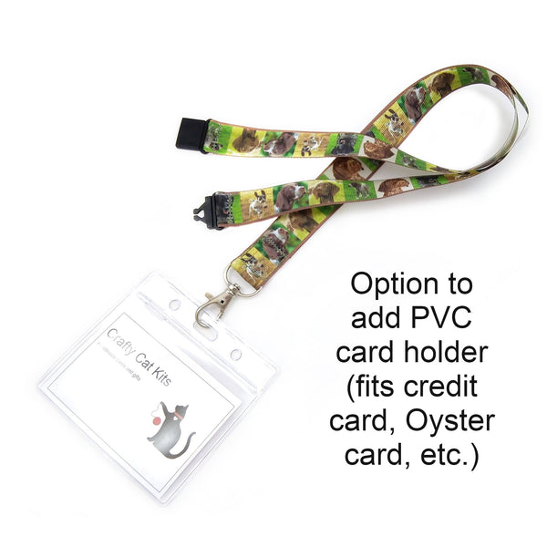 Pointer dog badge holder with PVC card holder
