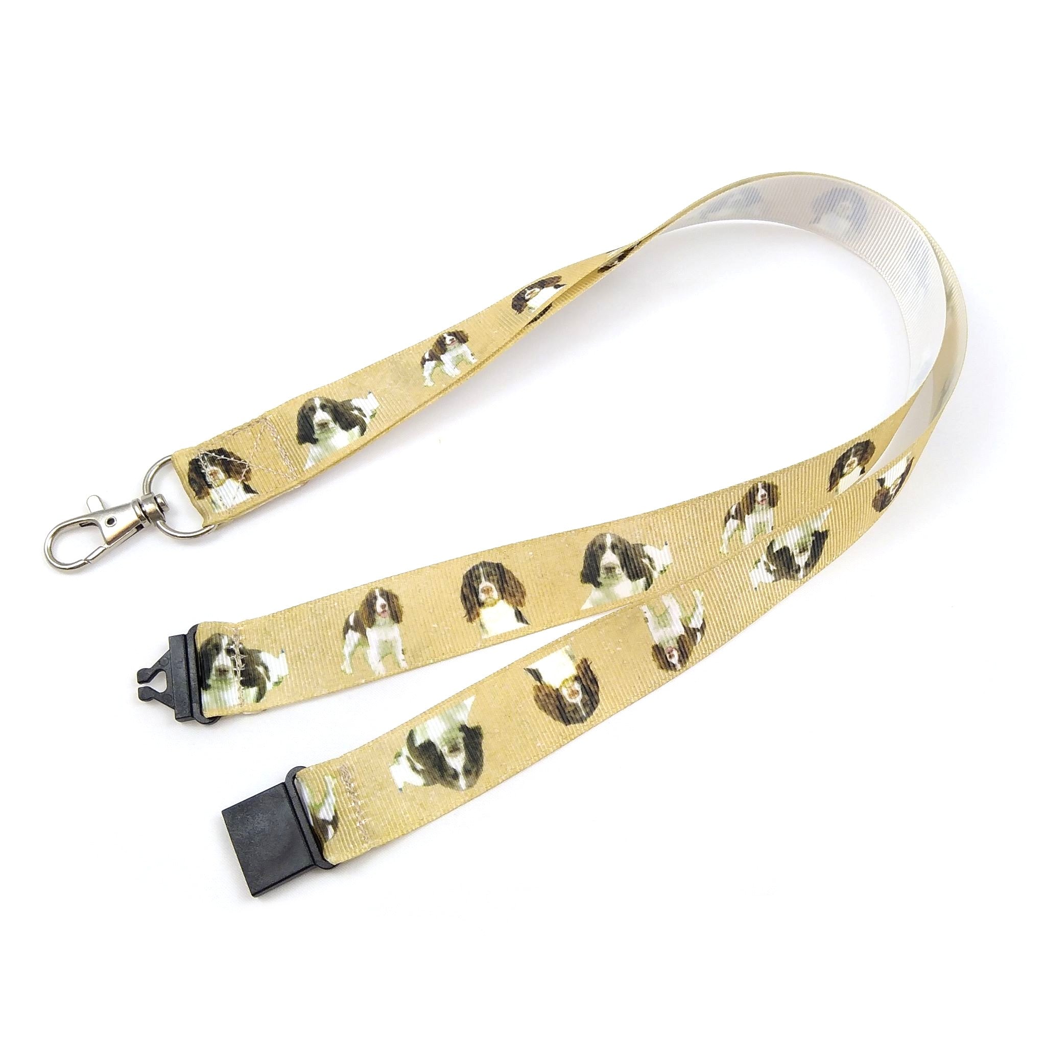 Spaniels Lanyard with safety clasp
