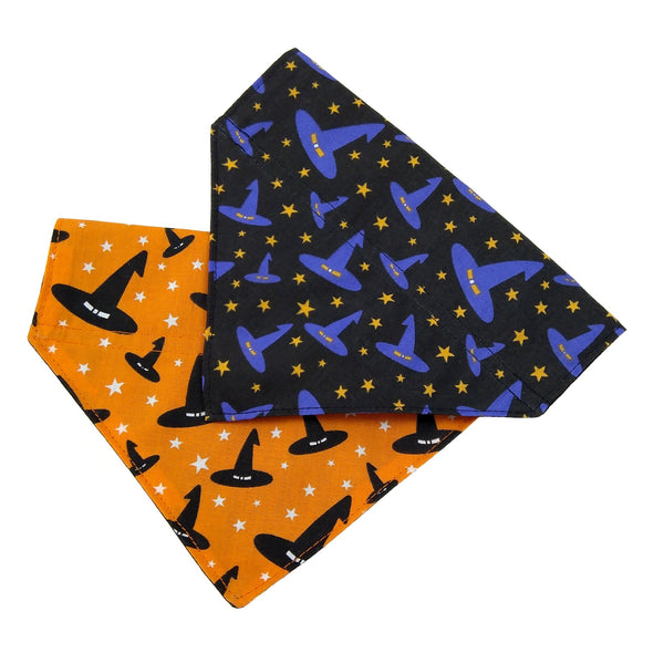 Witches hats dog bibs