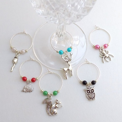 Customised Wine Glass Charms