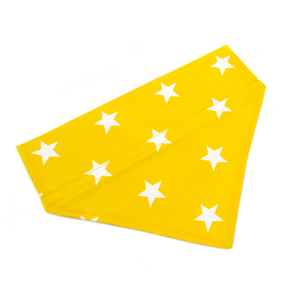 Yellow Stars Dog Bandana