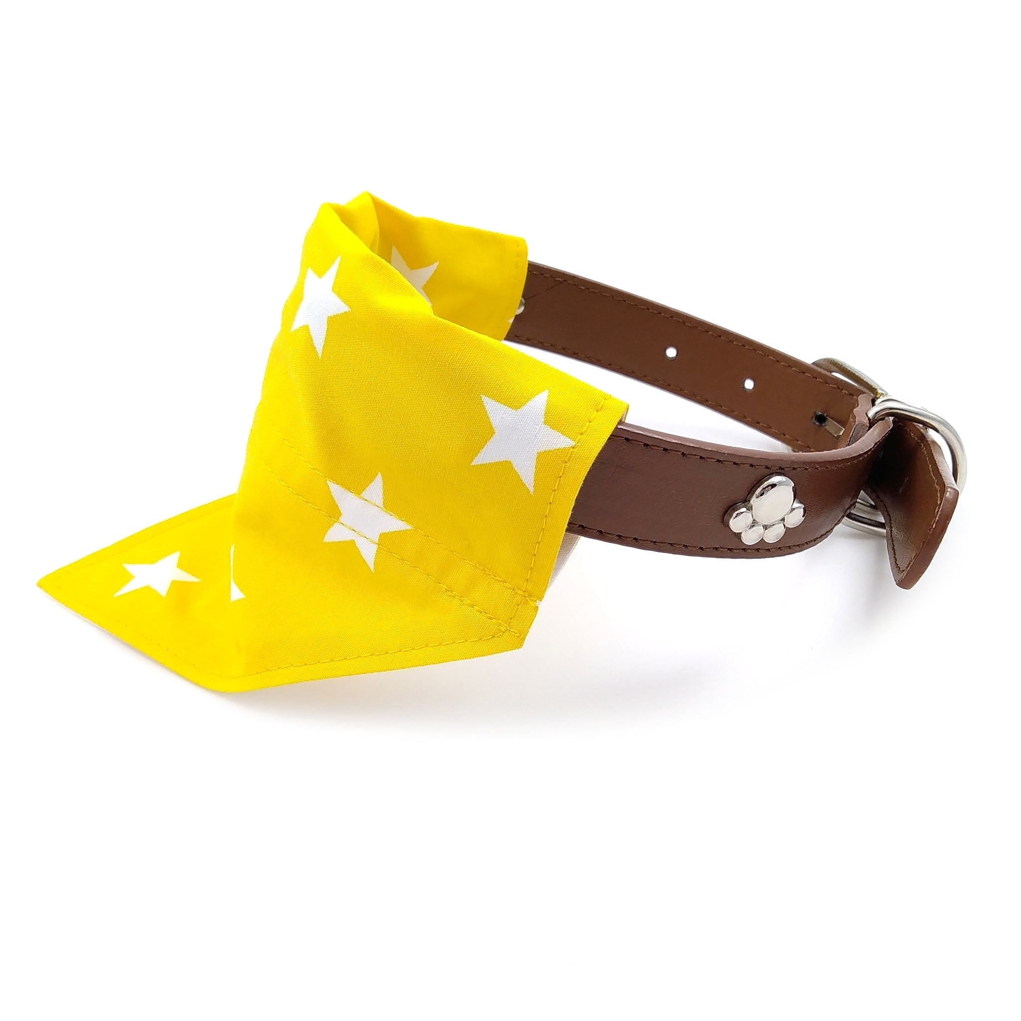 Yellow Stars Dog Bandana