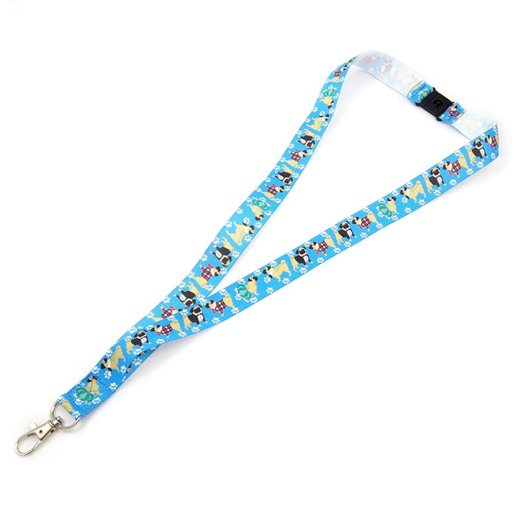 Full length pugs lanyard from above
