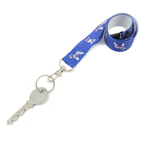 Blue schnauzer key holder