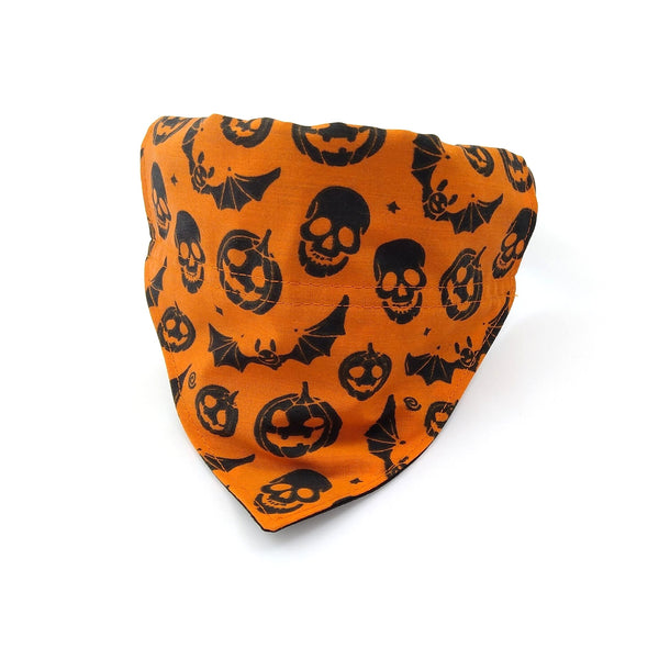 orange halloween puppy neckerchief