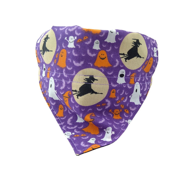 purple halloween puppy neckerchief