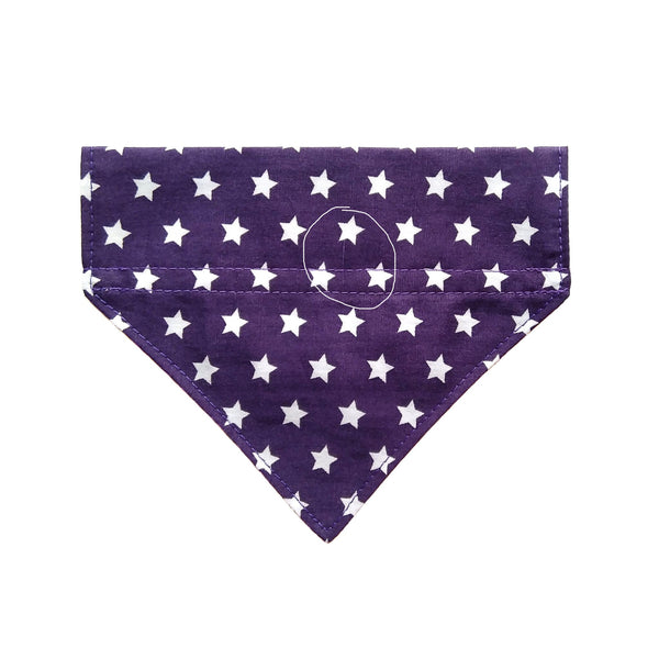 Sale small purple stars dog bandana
