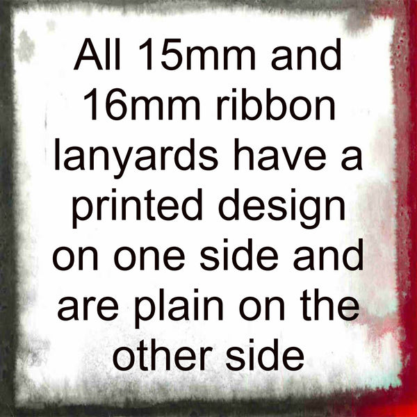 Black Paw Print Ribbon Lanyard